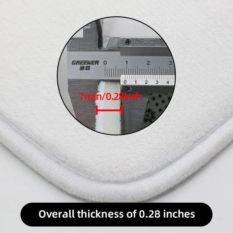 Cartoon Fish Bathroom Anti Slip Mat Shower Room Small Carpet Bathroom Absorbent Foot Mat Home Decoration Mat Machine Washable