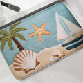 Cartoon Fish Bathroom Anti Slip Mat Shower Room Small Carpet Bathroom Absorbent Foot Mat Home Decoration Mat Machine Washable