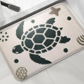 Coconut Tree Bathroom Anti Slip Floor Mats Shower Room Small Carpet Washbasin Absorbent Foot Mat Modern Home Decorative Carpet